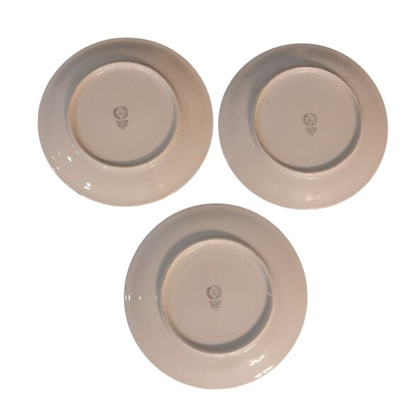 Winterling Bavaria Germany Courting Couple Plate With Gold Accents Set of 3 - Picture 4 of 8